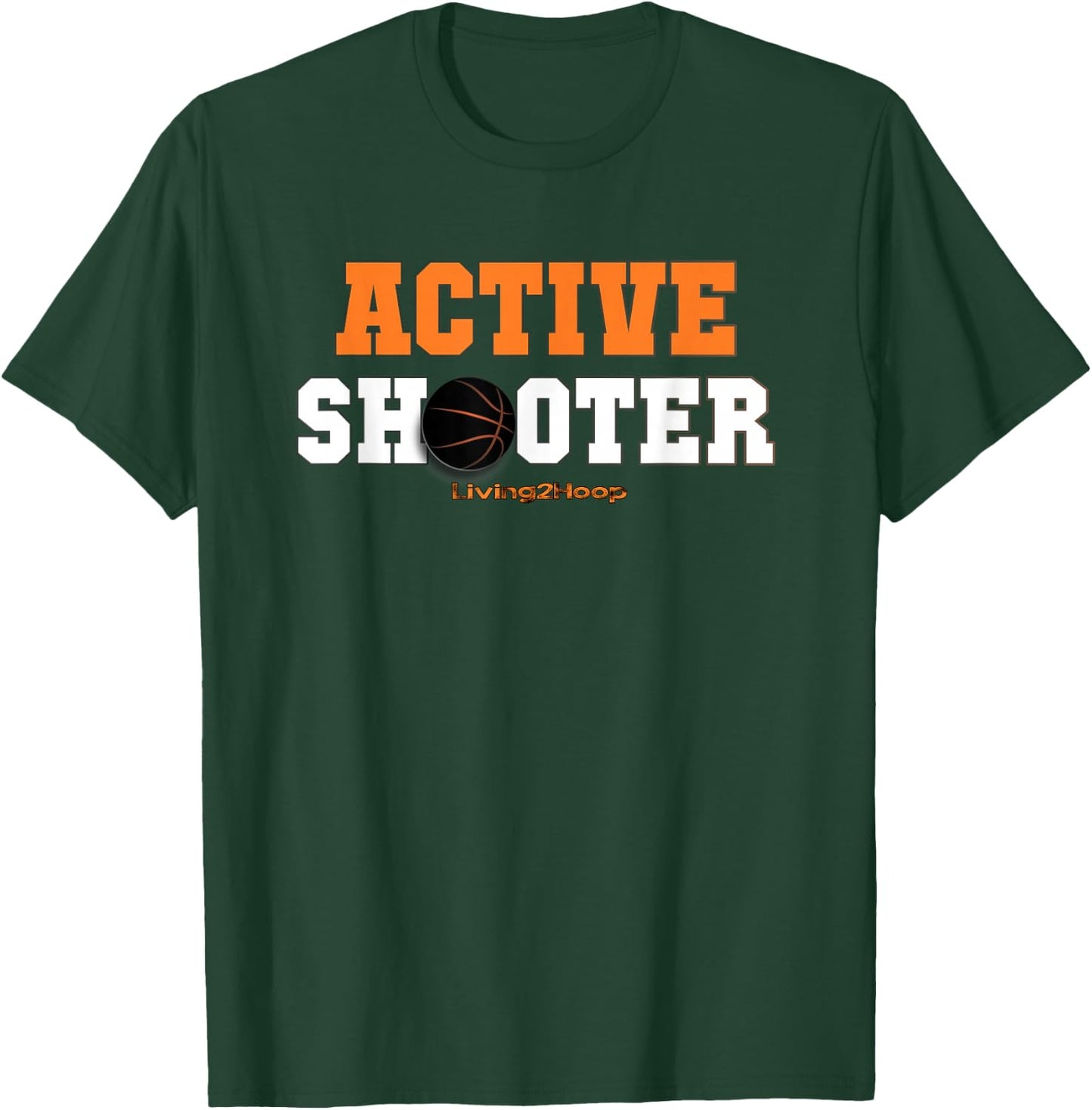 Shooters Shoot Basketball Clothing playing basketball sports T-Shirt - T-Shirt | Forest