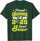Band Senior 2025 Grandma Class of 2025 Graduation T-Shirt - T-Shirt | Forest