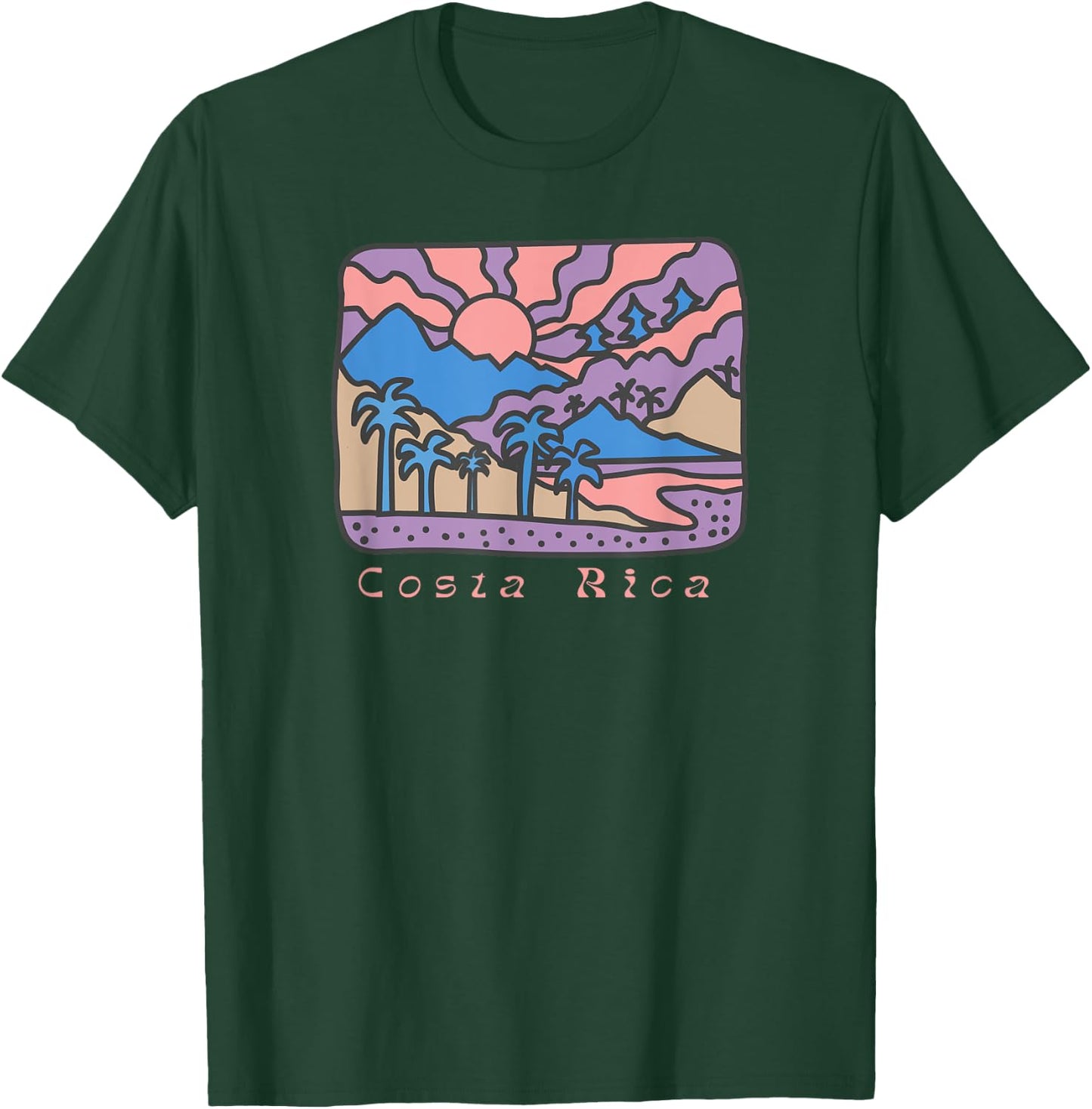 Costa Rica T-Shirt - T-Shirt | Forest