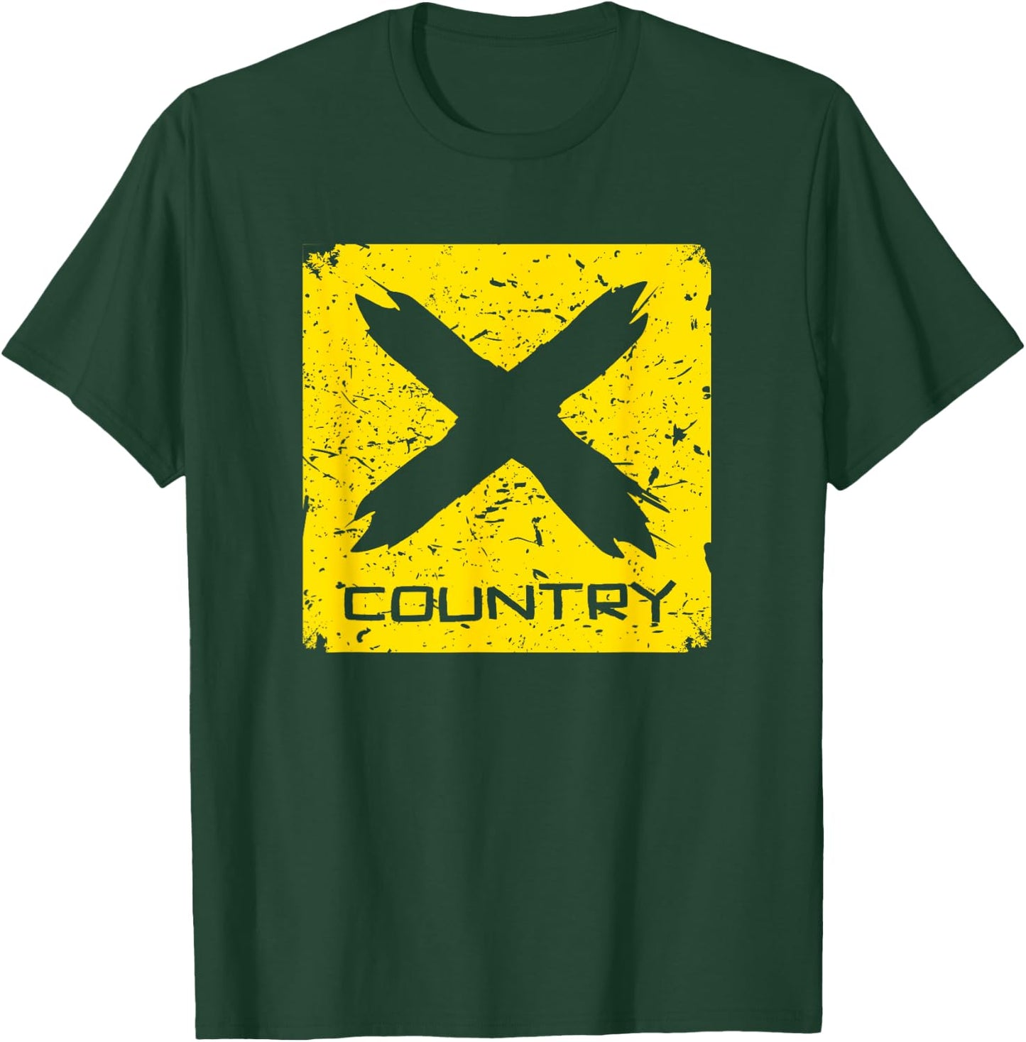 XC Sign Cross Country Cross Country Runner Gift T-Shirt - T-Shirt | Forest