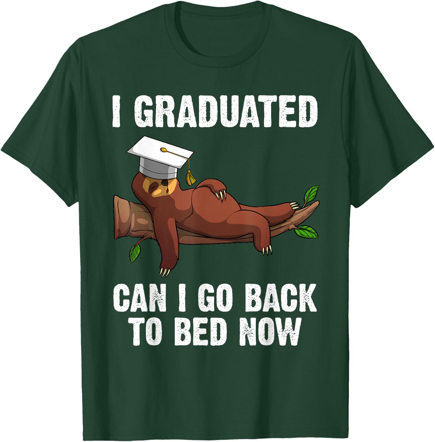 Funny Graduation Art Women PhD MBA Masters Graduated T-Shirt - T-Shirt | Forest