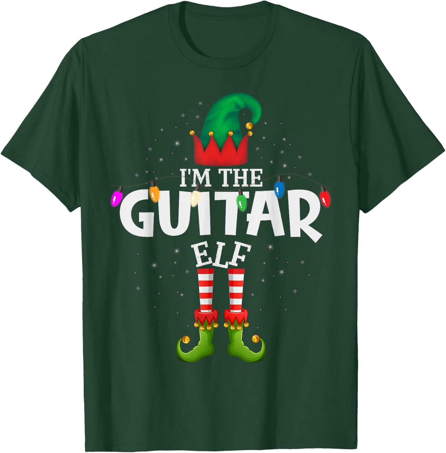 I'm The Guitar Matching Christmas Family T-Shirt - T-Shirt | Forest