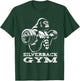 Silverback Gym Gorilla Weightlifting Workout Fitness Grunge T-Shirt - T-Shirt | Forest