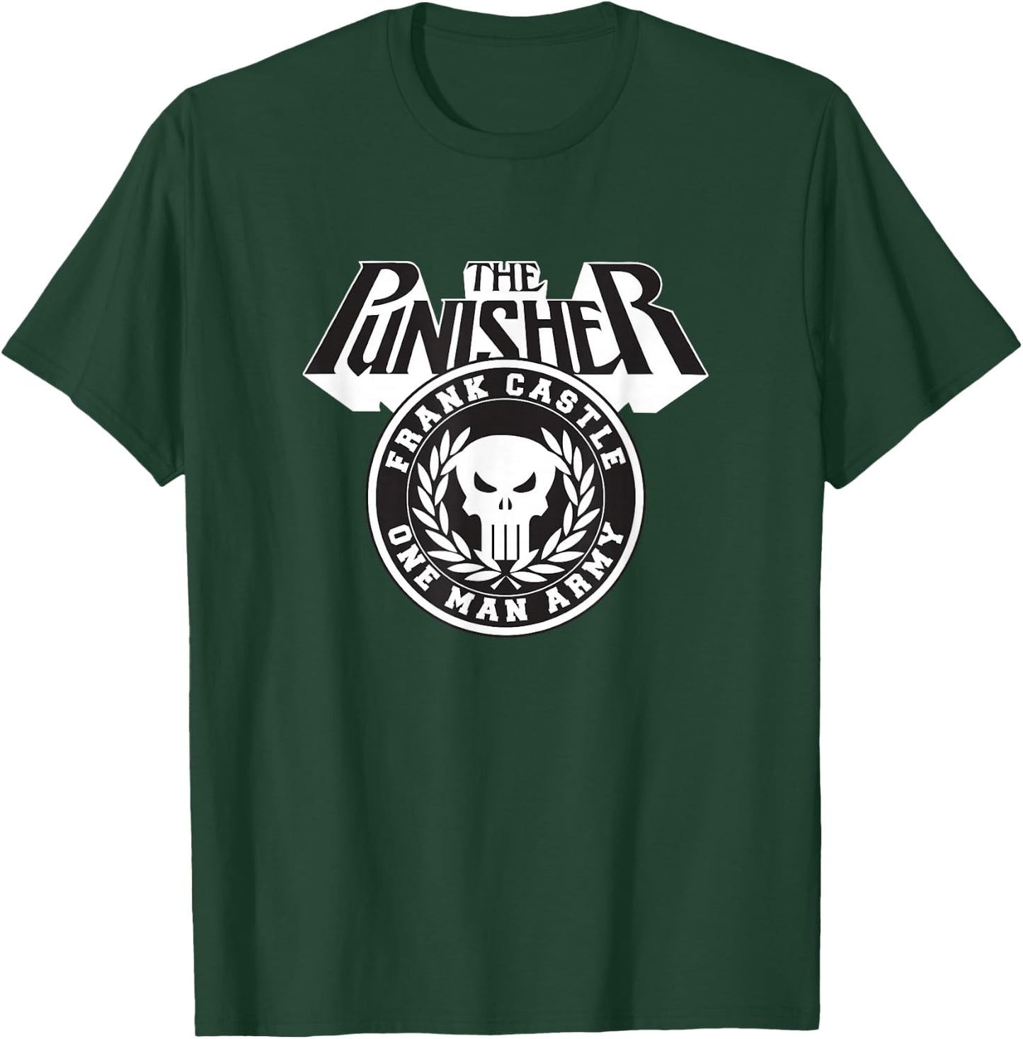Marvel Punisher Frank Castle One Man Army Big Chest Icon T-Shirt - T-Shirt | Forest