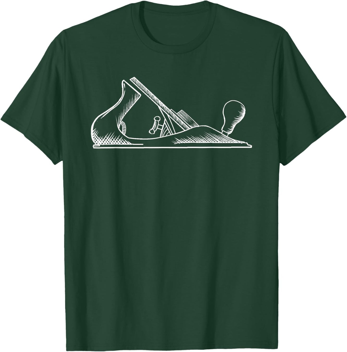 Funny Woodworking Wood Worker Carver Carpenter Planer Gift T-Shirt - T-Shirt | Forest