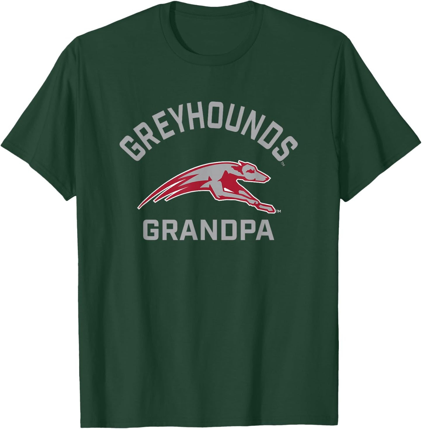 University of Indianapolis UIndy Greyhounds Arched Grandpa T-Shirt - T-Shirt | Forest