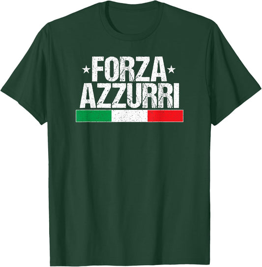 Forza Azzurri Vintage T-Shirt - T-Shirt | Forest