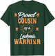 Proud Cousin Of A Leukemia Warrior Awareness T-Shirt - T-Shirt | Forest