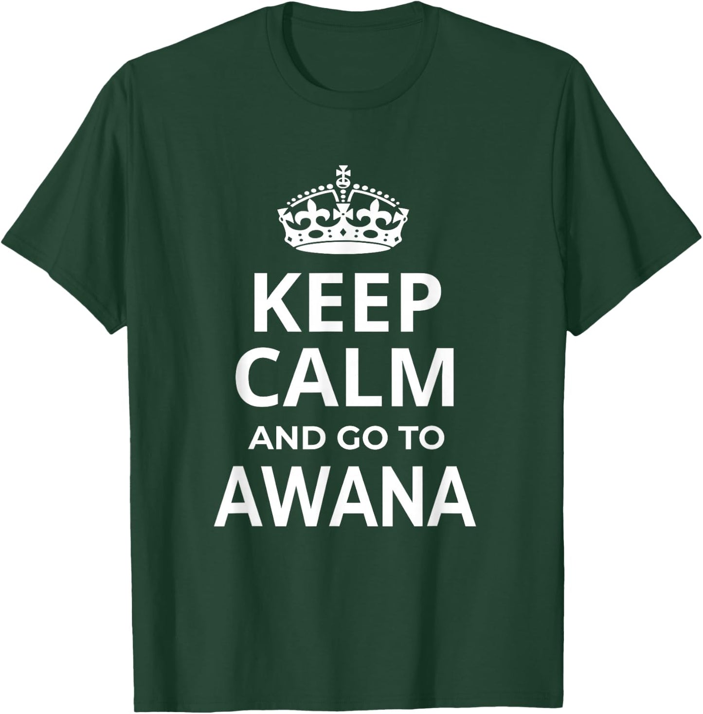 Awana Souvenirs / 'Keep Calm And Go To Awana Beach Resort!' T-Shirt - T-Shirt | Forest