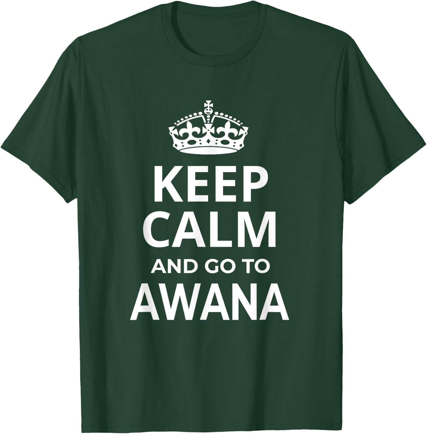 Awana Souvenirs / 'Keep Calm And Go To Awana Beach Resort!' T-Shirt - T-Shirt | Forest