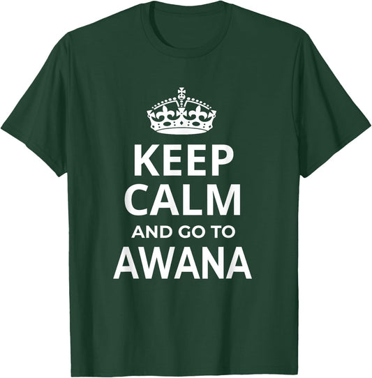 Awana Souvenirs / 'Keep Calm And Go To Awana Beach Resort!' T-Shirt - T-Shirt | Forest