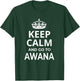 Awana Souvenirs / 'Keep Calm And Go To Awana Beach Resort!' T-Shirt - T-Shirt | Forest