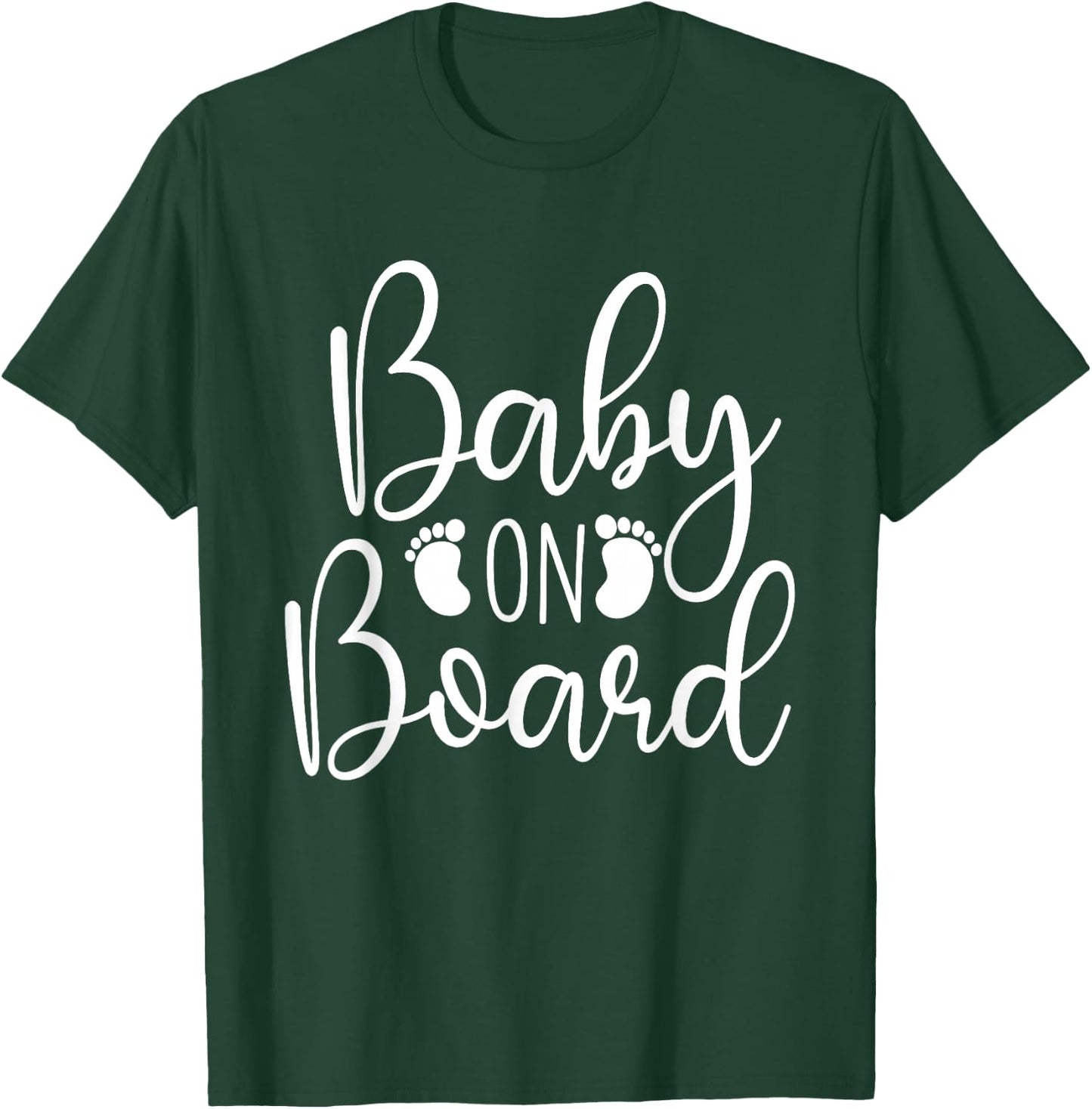 Baby On Board - Gender Reveal Party Baby Shower Pregnancy T-Shirt - T-Shirt | Forest