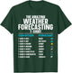Cool Weather Forecasting Art Women Cloud Meteorology T-Shirt - T-Shirt | Forest