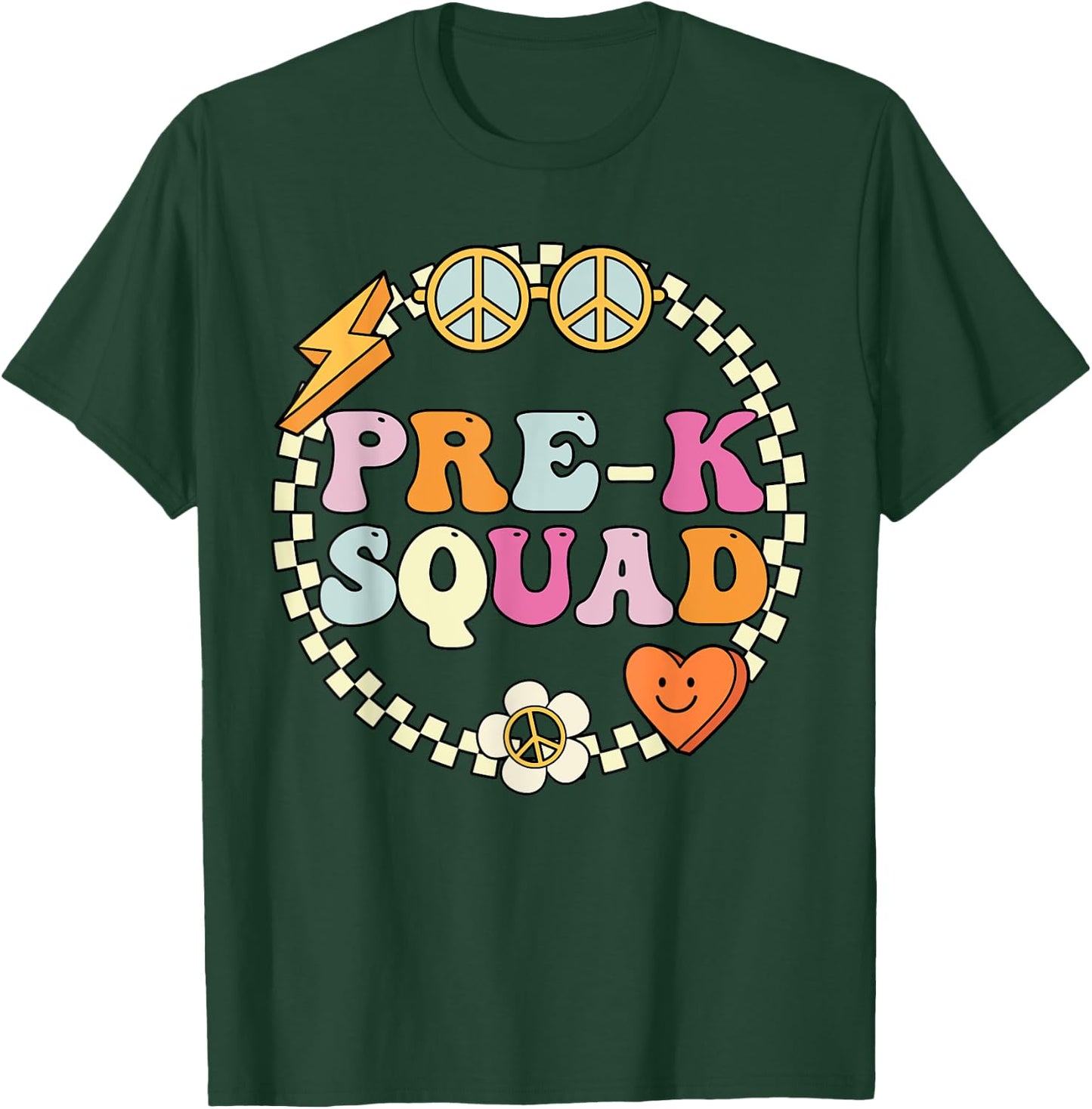 Pre k Teacher Shirt & Girls, Kids Pre-k Squad T-Shirt - T-Shirt | Forest