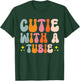 Cutie With A Tubie Pediatric Care Special Needs T-Shirt - T-Shirt | Forest