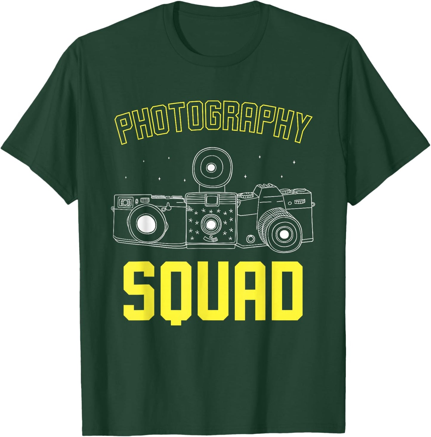 Photography Squad Job Camera Photographer Photography T-Shirt - T-Shirt | Forest