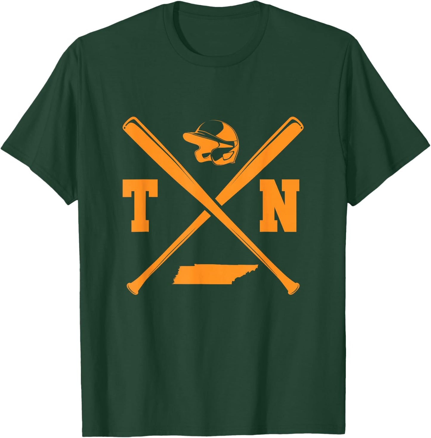 TN Baseball Team Tennessee Player T-Shirt - T-Shirt | Forest