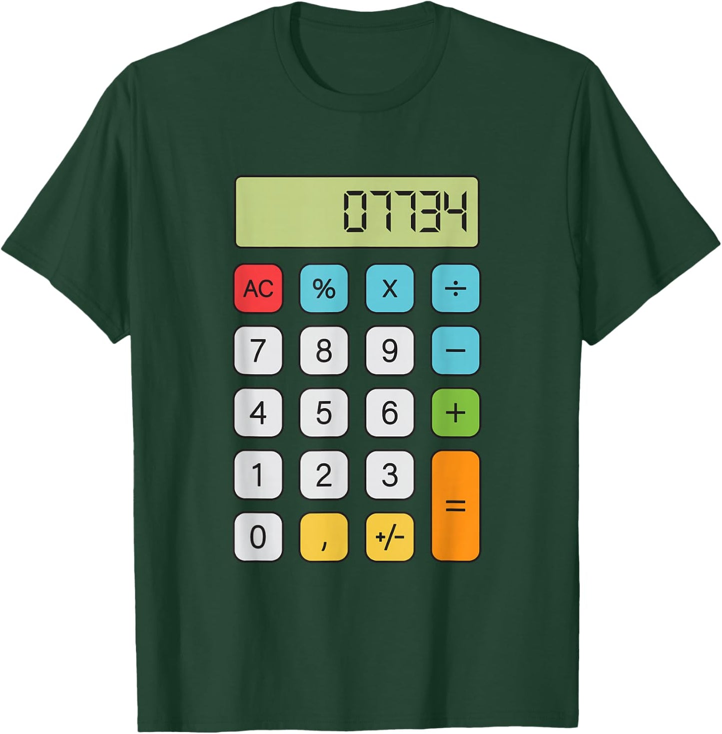 Hello Calculator T-Shirt - T-Shirt | Forest