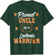 Proud Uncle Of A Leukemia Warrior Awareness T-Shirt - T-Shirt | Forest