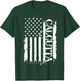 Calcutta United States Distressed w US Flag T-Shirt - T-Shirt | Forest