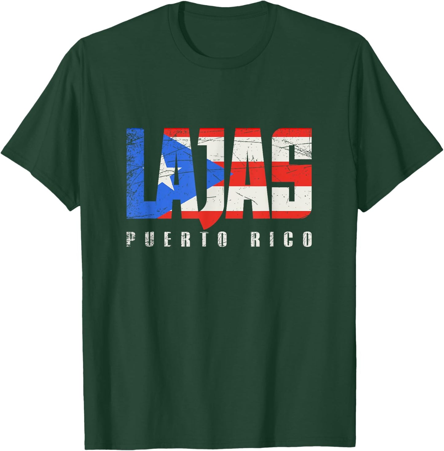 Lajas Puerto Rico, Puerto Rican flag T-Shirt - T-Shirt | Forest