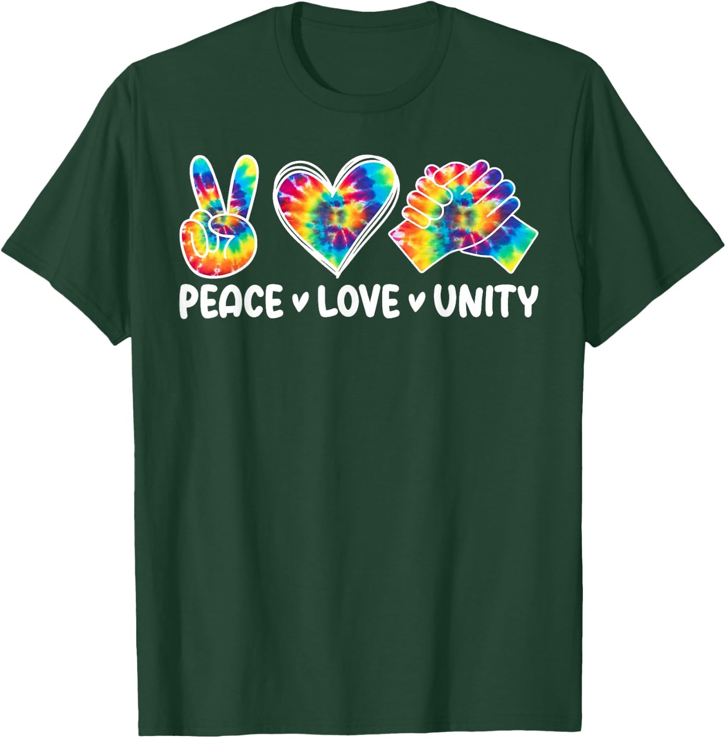 Peace Love Unity Orange Men Women Unity Day Spread Kindness T-Shirt - T-Shirt | Forest