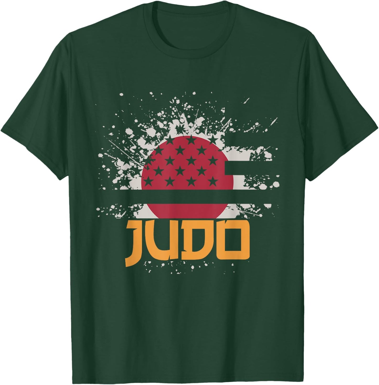 Japan USA Flag Martial Arts Judoka Combat Sports Judo Women Kids Men T-Shirt - T-Shirt | Forest