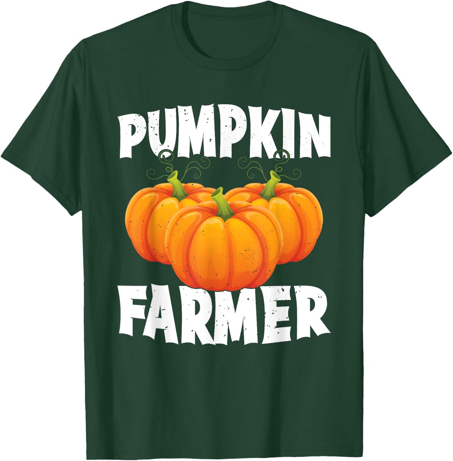 Pumpkin Farmer Halloween Pumpkin Grower Spooky Season Farm T-Shirt - T-Shirt | Forest