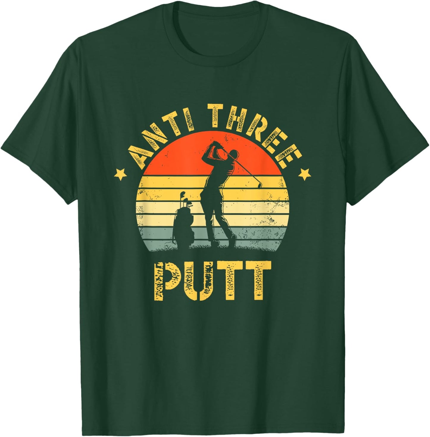 Anti 3 Putt T-Shirt - T-Shirt | Forest