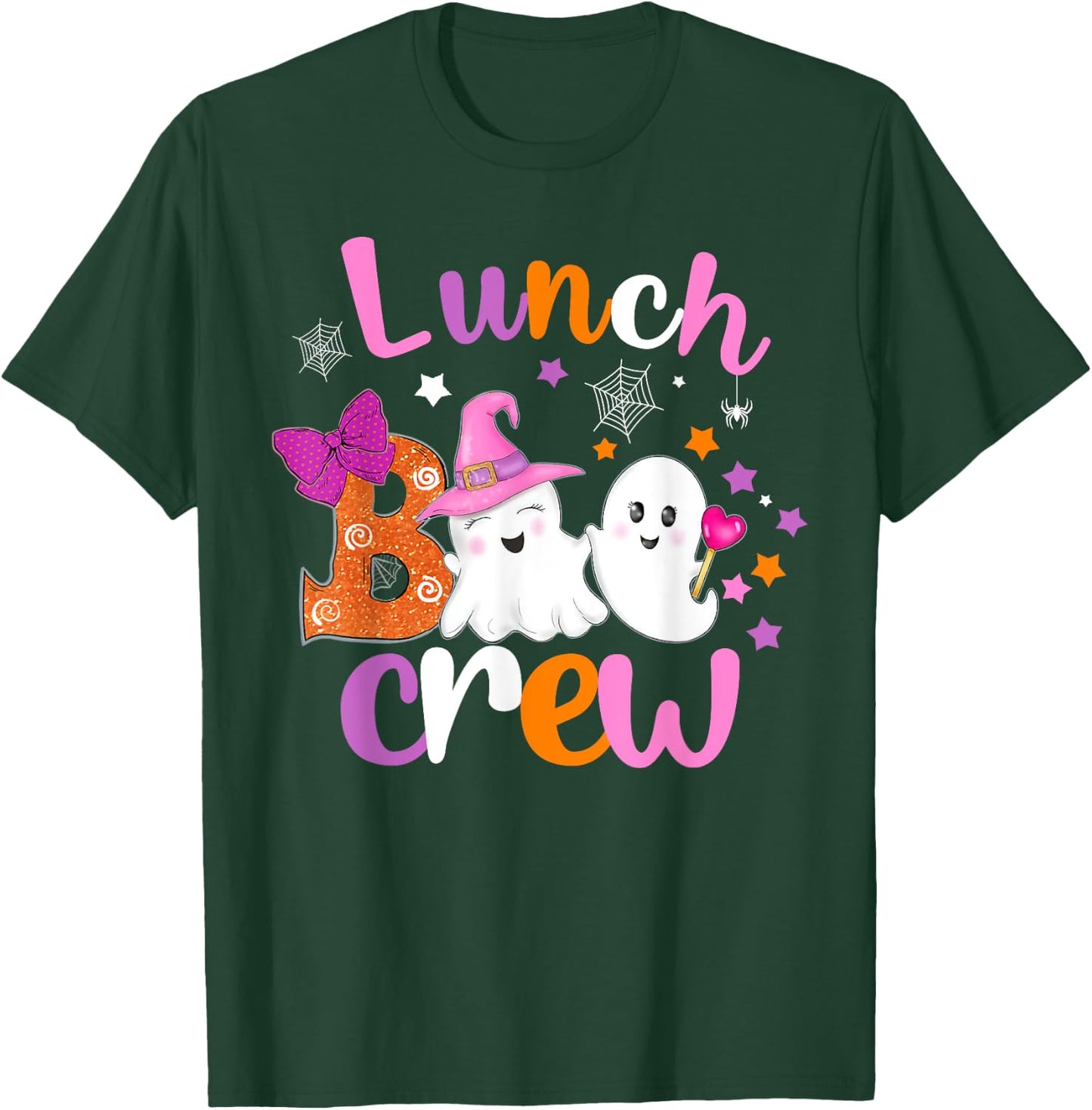 Lunch Boo Crew Halloween matching shirts for lunch lady T-Shirt - T-Shirt | Forest
