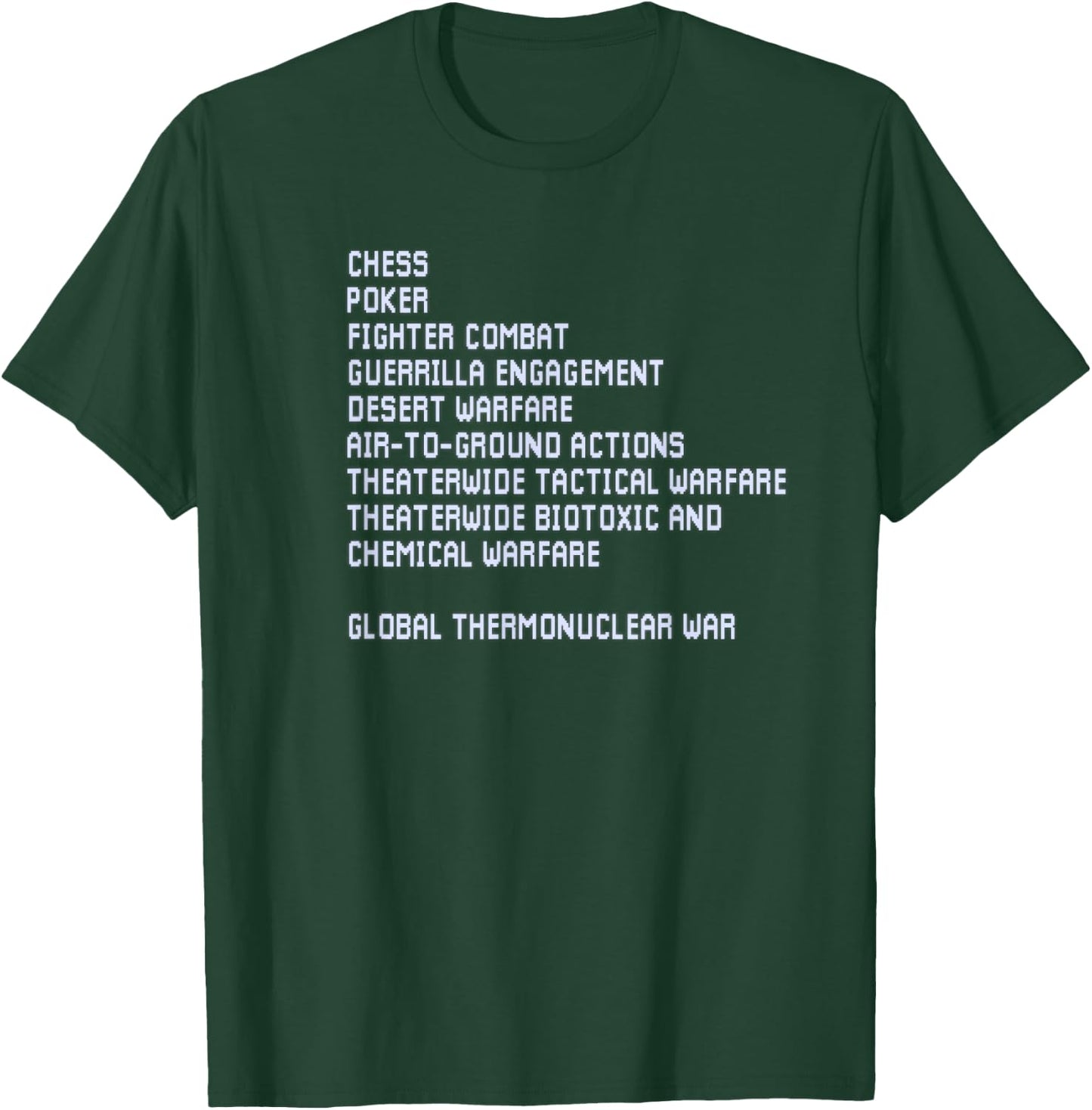 War Games Joshua WOPR Game Classic 80s Graphic T-Shirt - T-Shirt | Forest