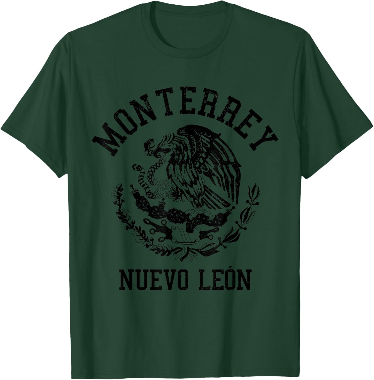 Monterrey Nuevo Leon Mexico Pride Mexican T-Shirt - T-Shirt | Forest