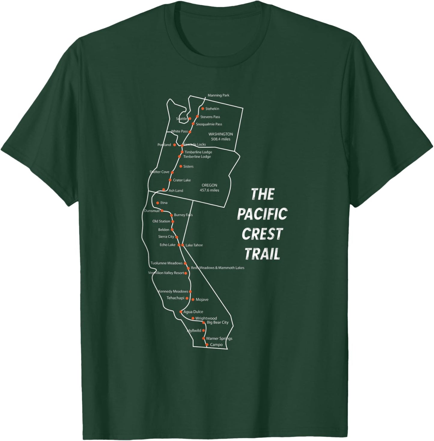 The Pacific Crest Trail Hiking T-Shirt - T-Shirt | Forest