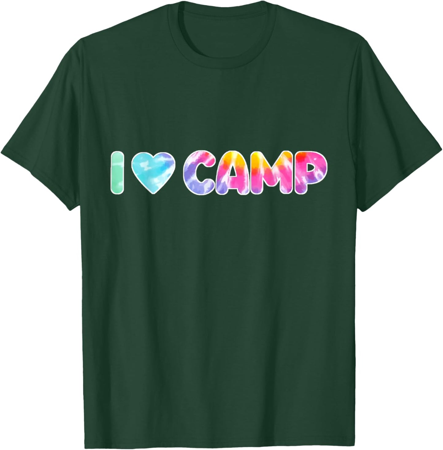 I Love Summer Camp T-Shirt - T-Shirt | Forest