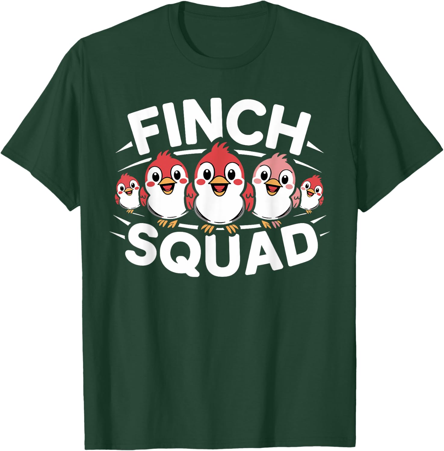 Finch Squad for Finch Lover Shirt | Cool Finch T-Shirt - T-Shirt | Forest