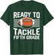 Football Fifth Grade First Day Of School Football 5th Grade T-Shirt - T-Shirt | Forest