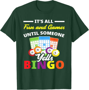 Bingo Player Bingo Lover Bingo T-Shirt - T-Shirt | Forest