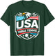 USA Table Tennis T-Shirt - T-Shirt | Forest