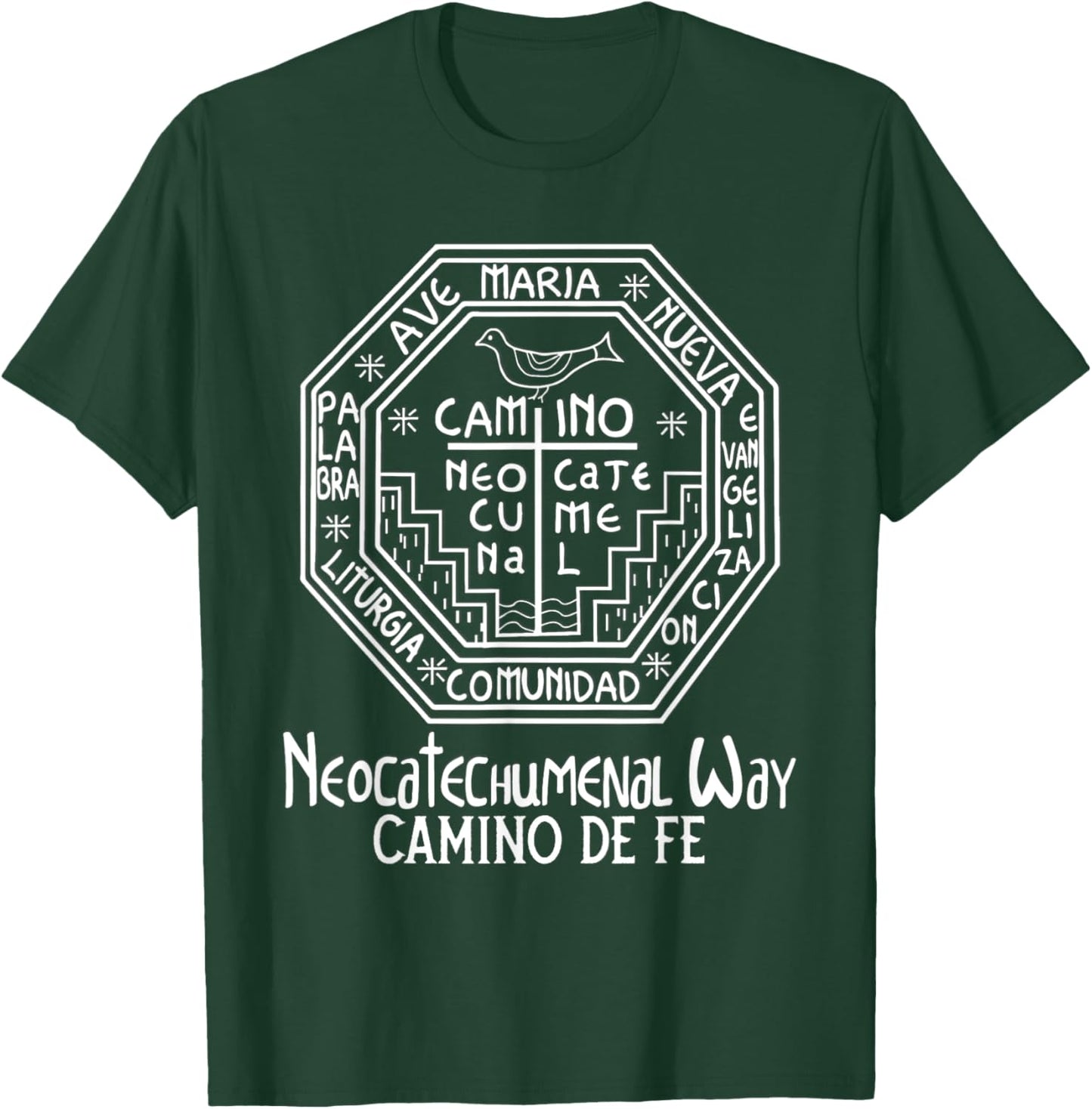 Neocatechumenal Way NCW Modern Catholic T-Shirt - T-Shirt | Forest