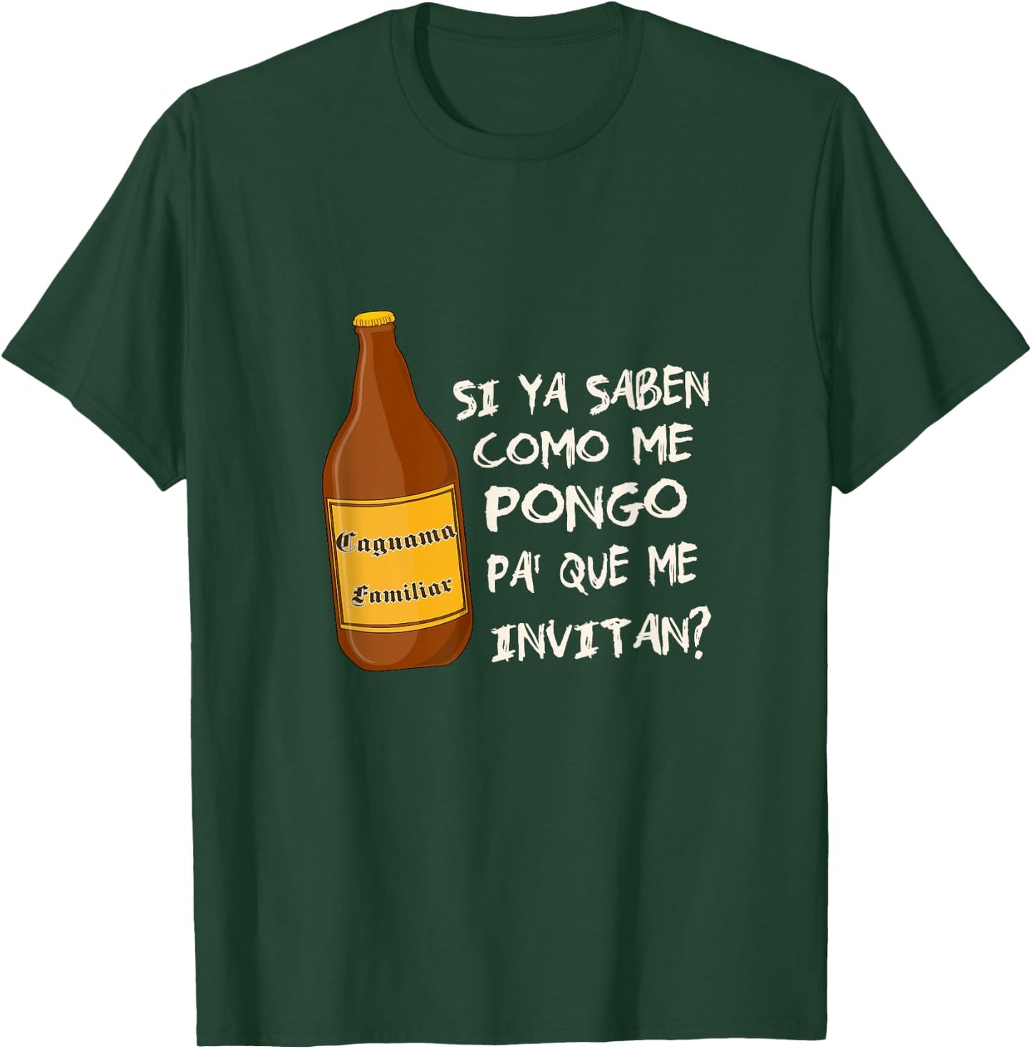 Si Ya Saben Como Me Pongo Camisa Dia de Padre Regalo Espanol T-Shirt - T-Shirt | Forest