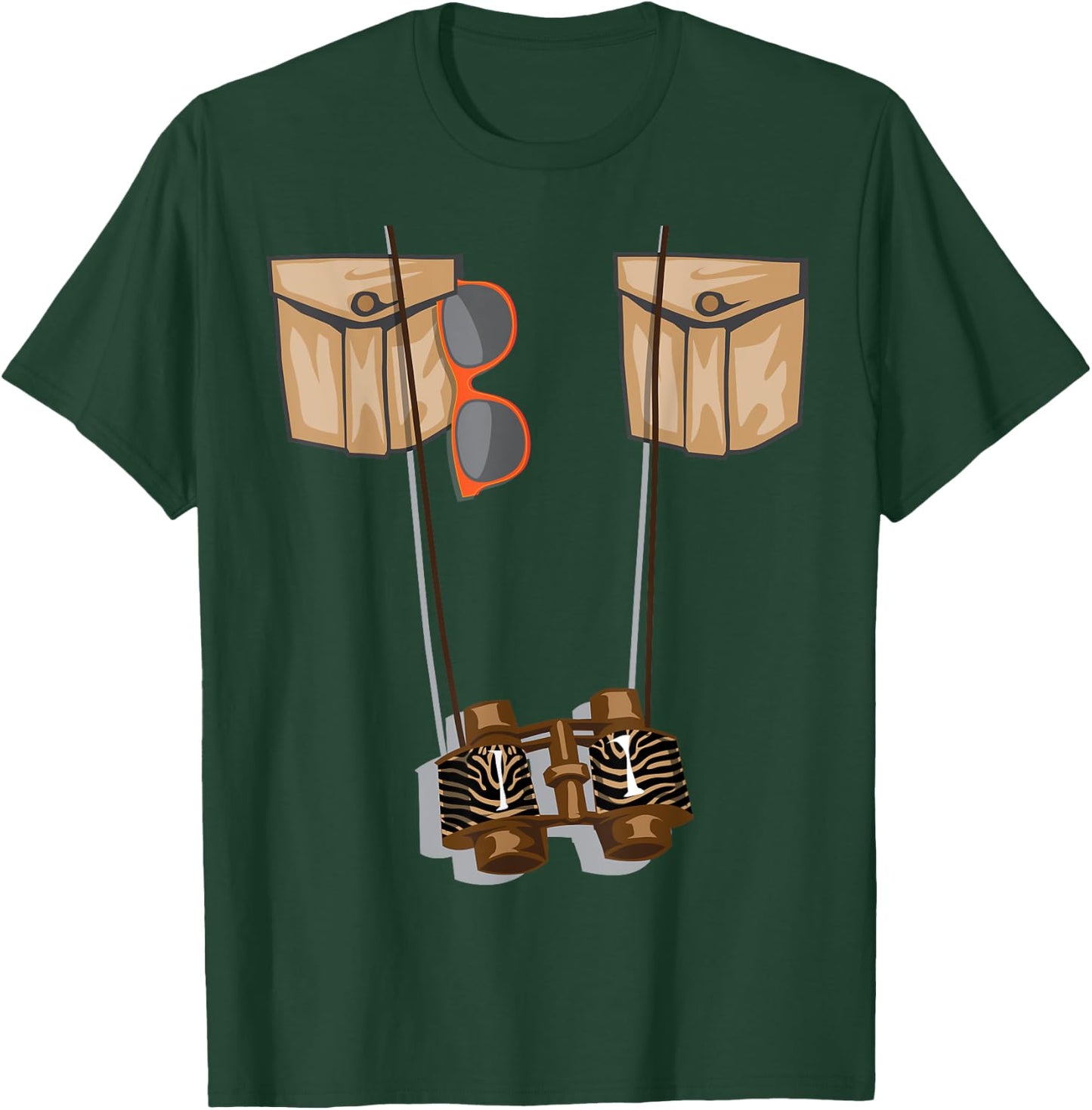 Zoo Keeper Halloween Costume DIY Jungle Safari Explorer Gift T-Shirt - T-Shirt | Forest
