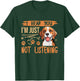Beagle Dog Dog Beagle I Hear You Im Just Not Listening Men Women Kids T-Shirt - T-Shirt | Forest