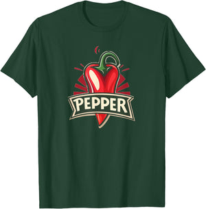 Chili and Pepper Outfit for Adults and Kids T-Shirt - T-Shirt | Forest