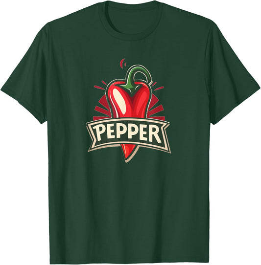 Chili and Pepper Outfit for Adults and Kids T-Shirt - T-Shirt | Forest