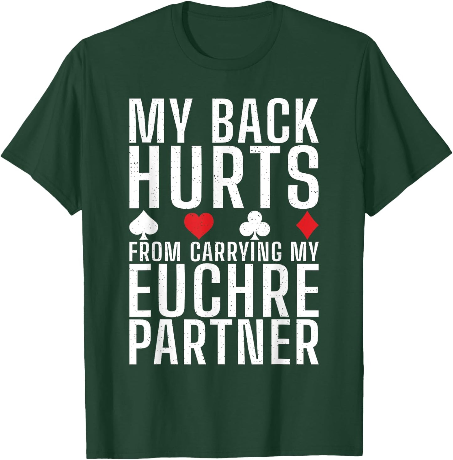 Euchre Card Game Euchre Player Euchre Cards T-Shirt - T-Shirt | Forest