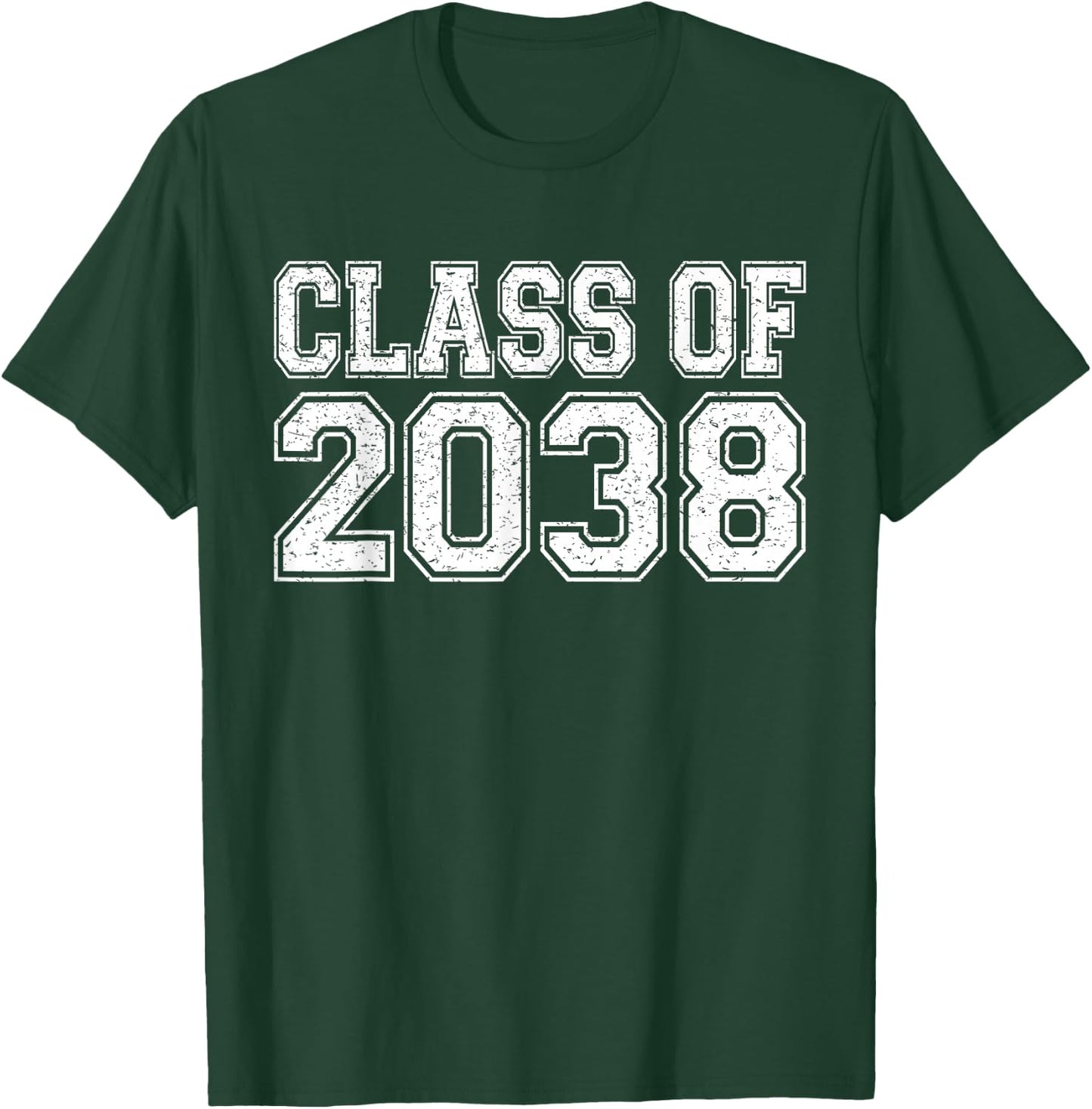 Class of 2038 First Day of Pre-k Graduation 2038 Preschool T-Shirt - T-Shirt | Forest