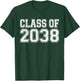 Class of 2038 First Day of Pre-k Graduation 2038 Preschool T-Shirt - T-Shirt | Forest