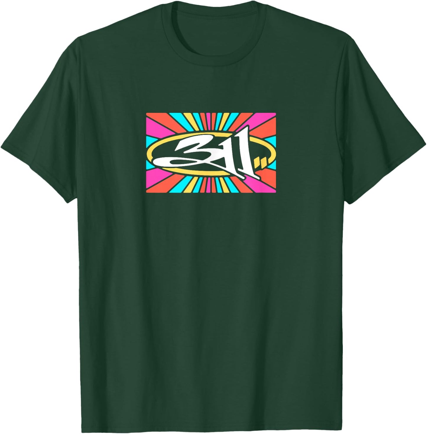 Official 311 Spectrum Logo T-Shirt - T-Shirt | Forest