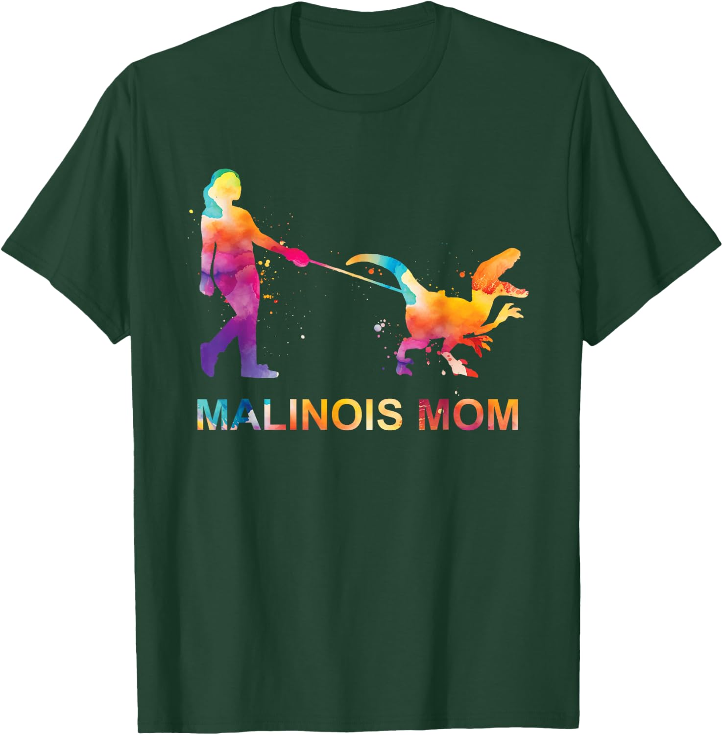 Belgian Malinois Mom Funny Maligator Mama T-Shirt - T-Shirt | Forest